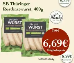 LPG Biomarkt SB Thüringer Rostbratwurst Angebot