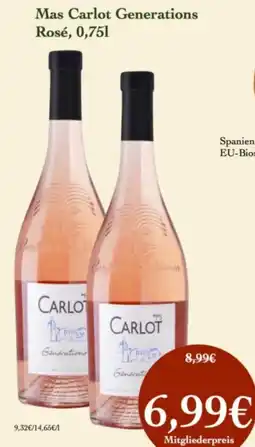 LPG Biomarkt Mas Carlot Generations Rosé Angebot