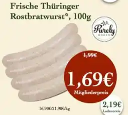 LPG Biomarkt Frische Thüringer Rostbratwurst Angebot