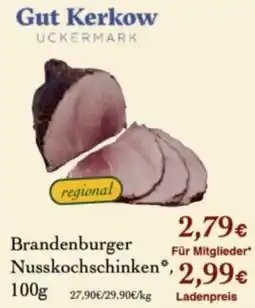 LPG Biomarkt Gut Kerkow Brandenburger Nusskochschinken Angebot