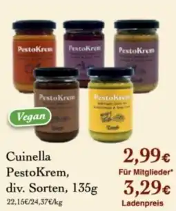 LPG Biomarkt Cuinella PestoKrem Angebot