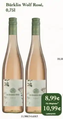 LPG Biomarkt Bürklin Wolf Rosé Angebot