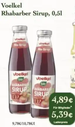 LPG Biomarkt Voelkel Rhabarber Sirup Angebot