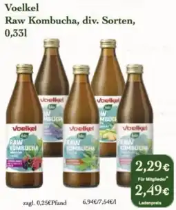 LPG Biomarkt Voelkel Raw Kombucha Angebot