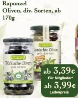 LPG Biomarkt Rapunzel Oliven Angebot