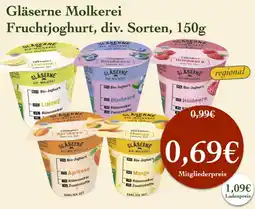 LPG Biomarkt Gläserne Molkerei Fruchtjoghurt Angebot