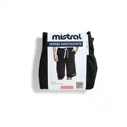 Netto Marken-Discount HERREN SWEATSHORTS Lizenzmarke MISTRAL - Herren Schwarz M Angebot