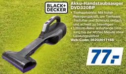 expert Techno Land BLACK+ DECKER Akku-Handstaubsauger DVD320BP Angebot