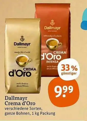 tegut Dallmayr Crema D'oro Angebot