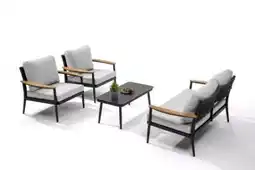 Möbel Inhofer Outdoor Gartenmöbel Gartenmöbelset 4 tlg Angebot