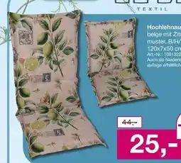 Möbel Inhofer Go-De Hochlehnauflage Angebot