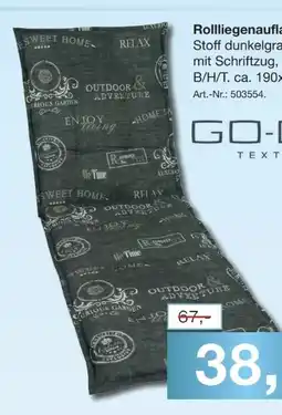 Möbel Inhofer Go-De Rollliegenauflagen Angebot