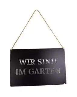 Möbel Inhofer Riffelmacher & Weinberger Schild zum Hängen Angebot
