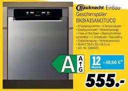 MEDIMAX Bauknecht Einbau Geschirrspüler BK81A15AM3TUCO Angebot
