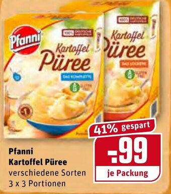 REWE Center Pfanni Kartoffel Püree Angebot