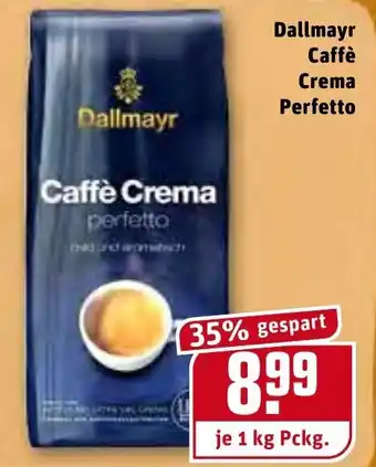 REWE Center Dallmayr Caffè Crema Perfetto 1kg Angebot