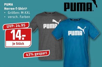 REWE Center Puma Herren T-Shirt Angebot