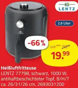 ROLLER LENTZ Heißluftfritteuse Angebot