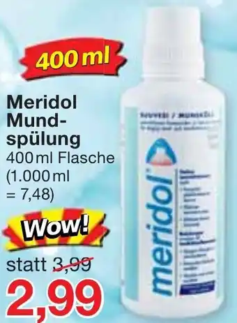 Jawoll Meridol Mundspülung 400ml Angebot