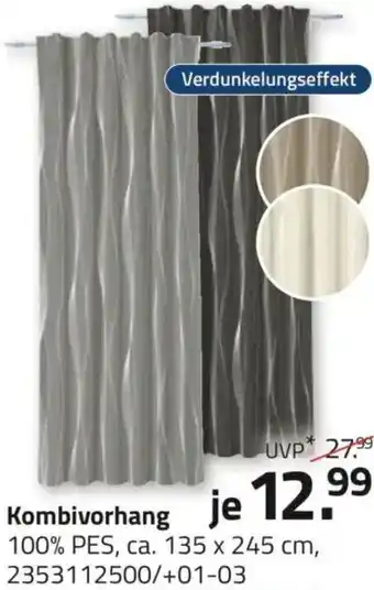 ROLLER Kombivorhang Angebot