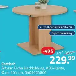 ROLLER Esstisch Angebot