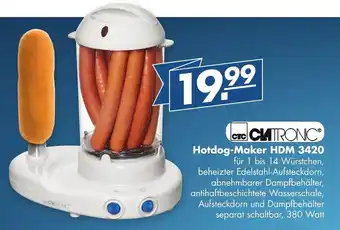 Handelshof Clatronic Hotdog Maker HDM 3420 Angebot