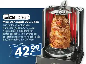 Handelshof Clatronic Mini Dönergrill DVG 3686 Angebot