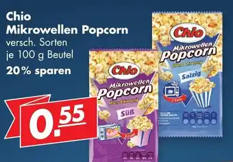 Handelshof Chio Mikrowellen Popcorn 100g Beutel Angebot