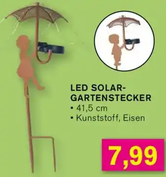 Led solar gartenstecker