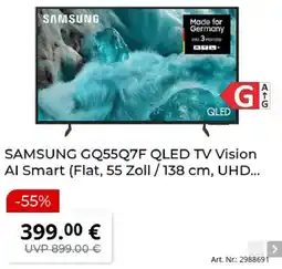 MediaMarkt SAMSUNG GQ55Q7F QLED TV Vision Al Smart Angebot