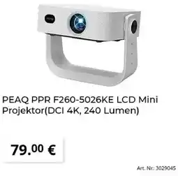 MediaMarkt PEAQ PPR F260-5026KE LCD Mini Projektor Angebot