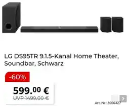MediaMarkt LG DS95TR 9.1.5-Kanal Home Theater, Soundbar, Schwarz Angebot
