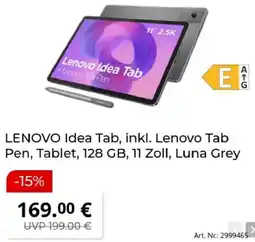 MediaMarkt LENOVO Idea Tab, inkl. Lenovo Tab Pen, Tablet, 128 GB Angebot