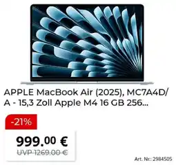 MediaMarkt APPLE MacBook Air (2025) Angebot