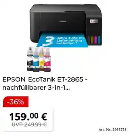 MediaMarkt EPSON EcoTank ET-2865 - nachfüllbarer 3-in-1 Angebot