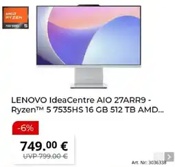 MediaMarkt LENOVO Idea Centre AIO 27ARR9 Angebot