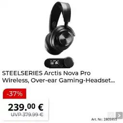 MediaMarkt STEELSERIES Arctis Nova Pro Wireless, Over-ear Gaming-Headset Angebot