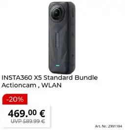 MediaMarkt INSTA360 X5 Standard Bundle Actioncam, WLAN Angebot
