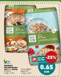 PENNY NATURGUT Bio Haferflocken Zart oder Kernig Angebot