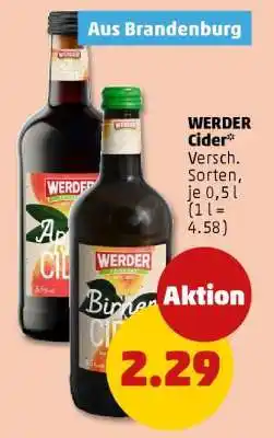 PENNY WERDER Cider Angebot