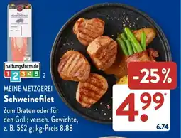 Aldi Süd MEINE METZGEREI Schweinefilet Angebot