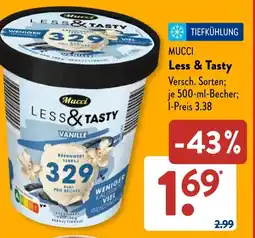 Aldi Süd MUCCI Less & Tasty Angebot