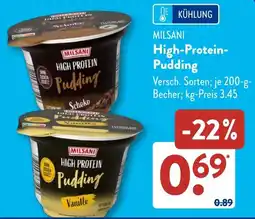 Aldi Süd MILSANI High-Protein Pudding Angebot