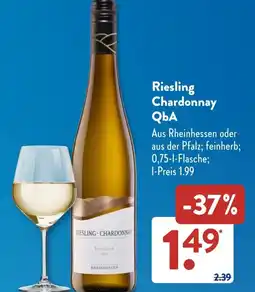 Aldi Süd Riesling Chardonnay QbA Angebot