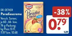 Aldi Süd Dr.Oetker Paradiescreme Angebot