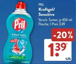 Aldi Süd PRIL Kraftgel/ Sensitive Angebot
