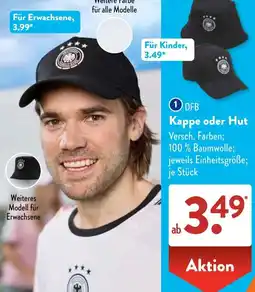 Aldi Süd Kappe oder Hut Angebot