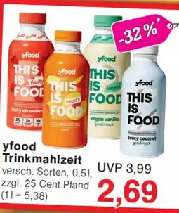 Wiglo Wunderland yfood Trinkmahlzeit Angebot