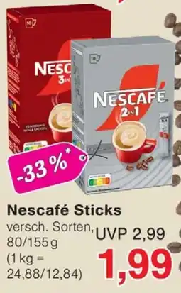 Wiglo Wunderland Nescafé Sticks Angebot