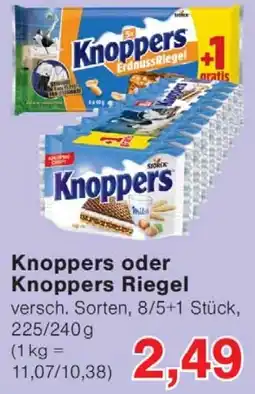 Wiglo Wunderland Knoppers oder Knoppers Riegel Angebot